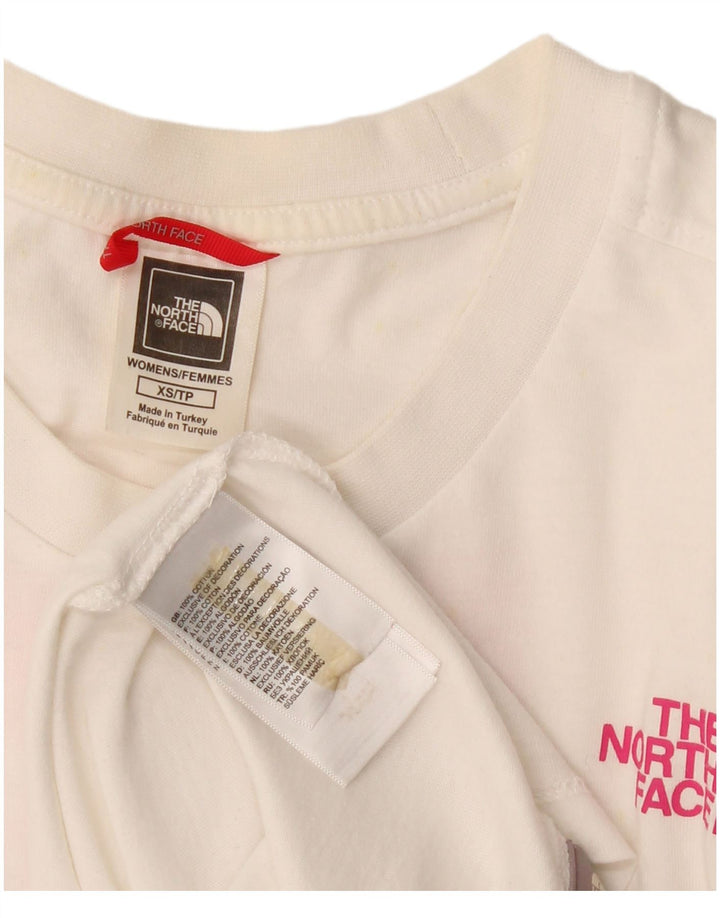 Camiseta feminina gráfica THE NORTH FACE UK 6 XS algodão branco