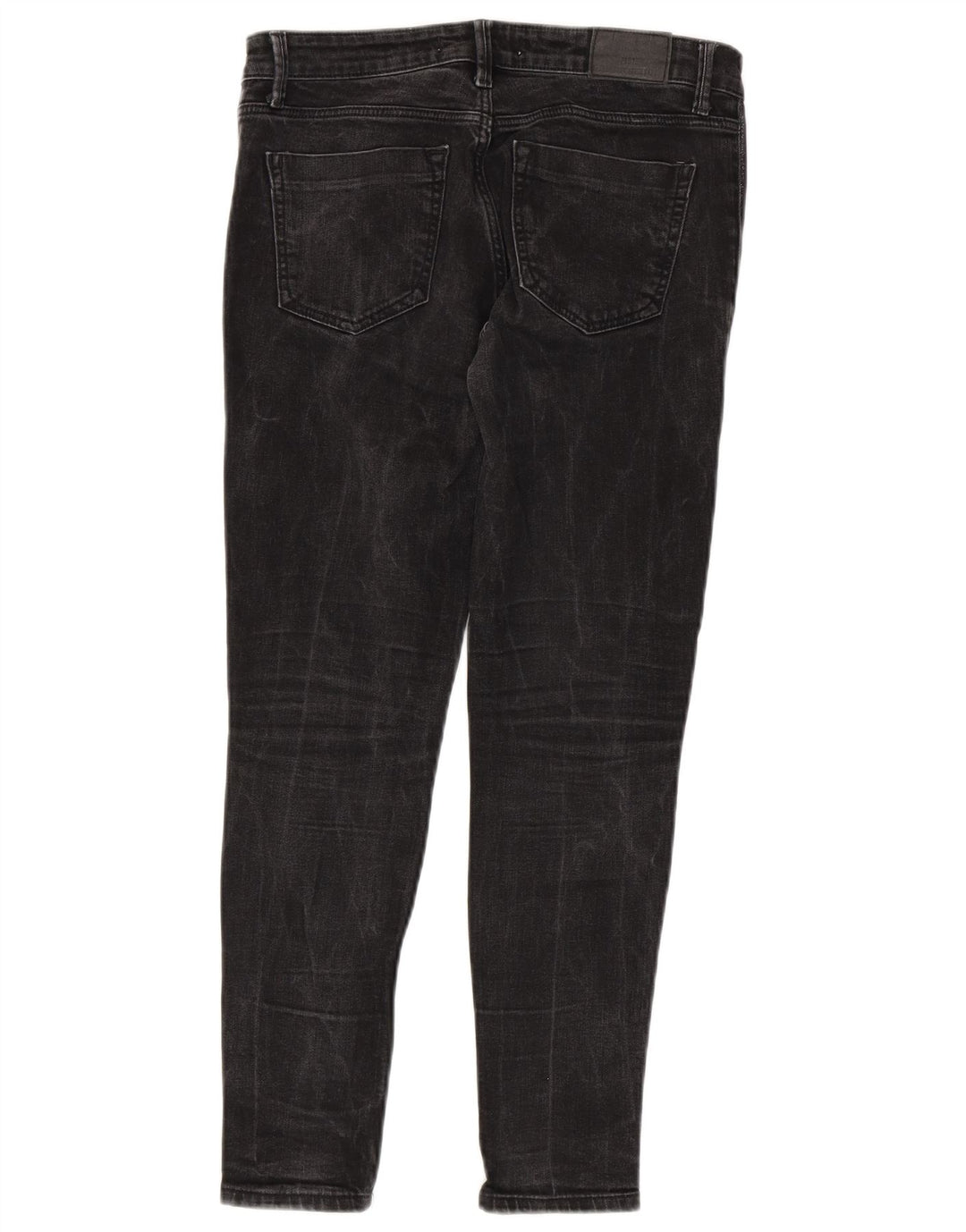 Zara Jeans Slim Feminino EU 38 Pequeno W28 L27 Cinza