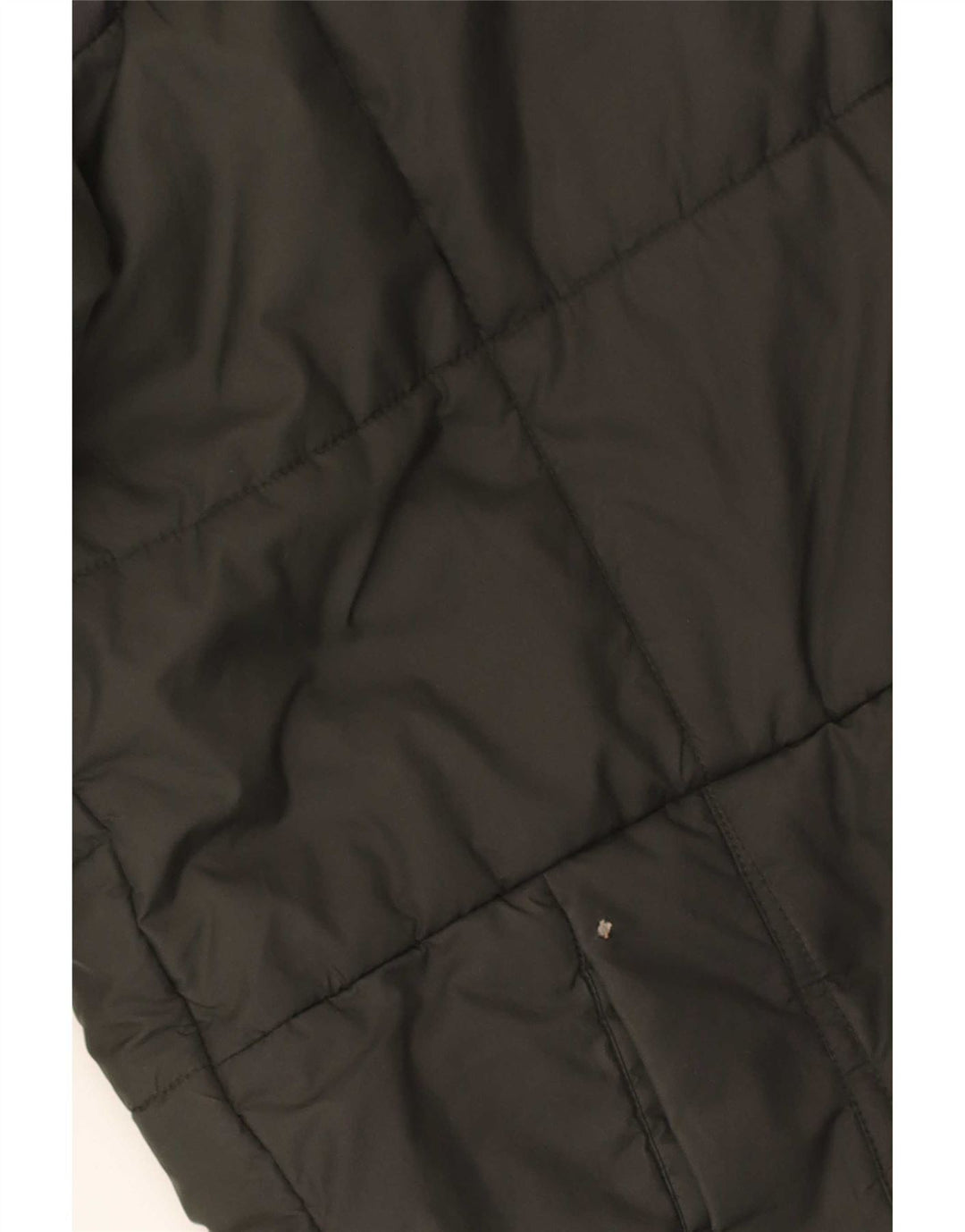 Jaqueta acolchoada com capuz para meninos Adidas 13-14 anos cáqui colorblock poliéster