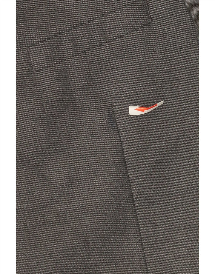 Jaqueta blazer masculina de 2 botões Marks & Spencer Reino Unido 40 poliéster cinza médio