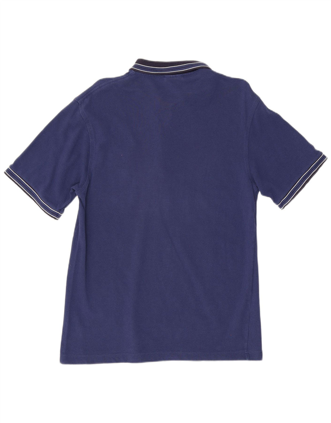 Camisa polo masculina Lacoste tamanho 3 pequeno azul colorblock algodão