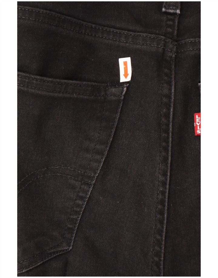 LEVI'S Jeans Skinny Tapered Masculino W32 L32 Algodão Preto