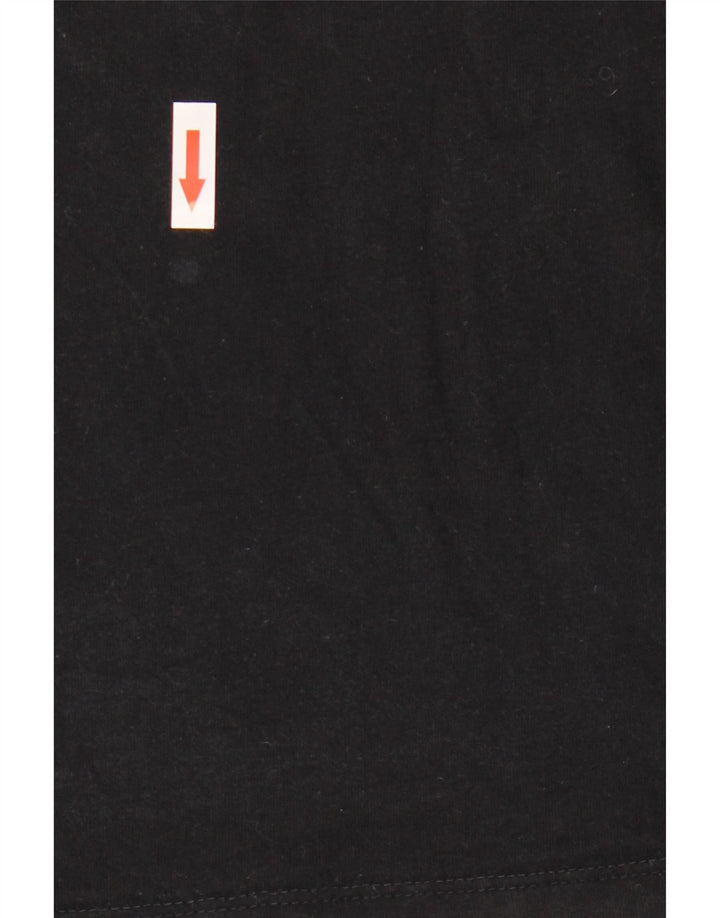 Camiseta masculina Superdry grande algodão preto
