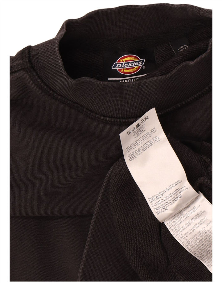 Suéter feminino Dickies com estampa oversized cropped Reino Unido 14 médio preto
