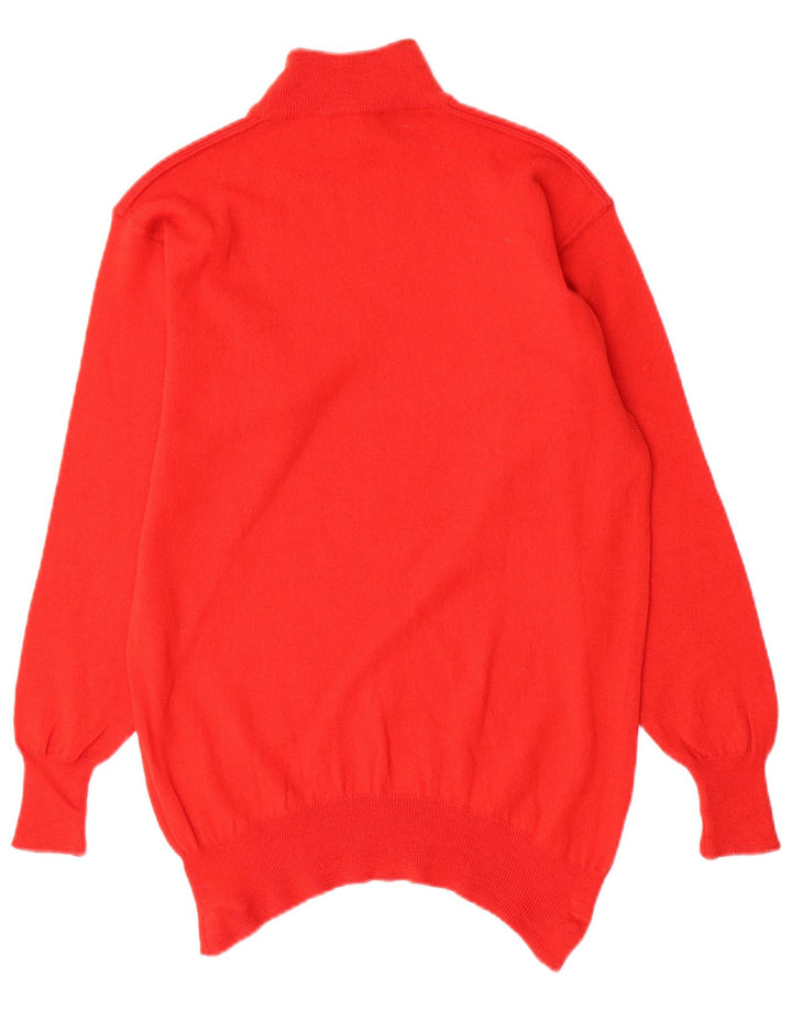 Suéter feminino AVON CELLI com gola tartaruga UE 40 lã vermelha média