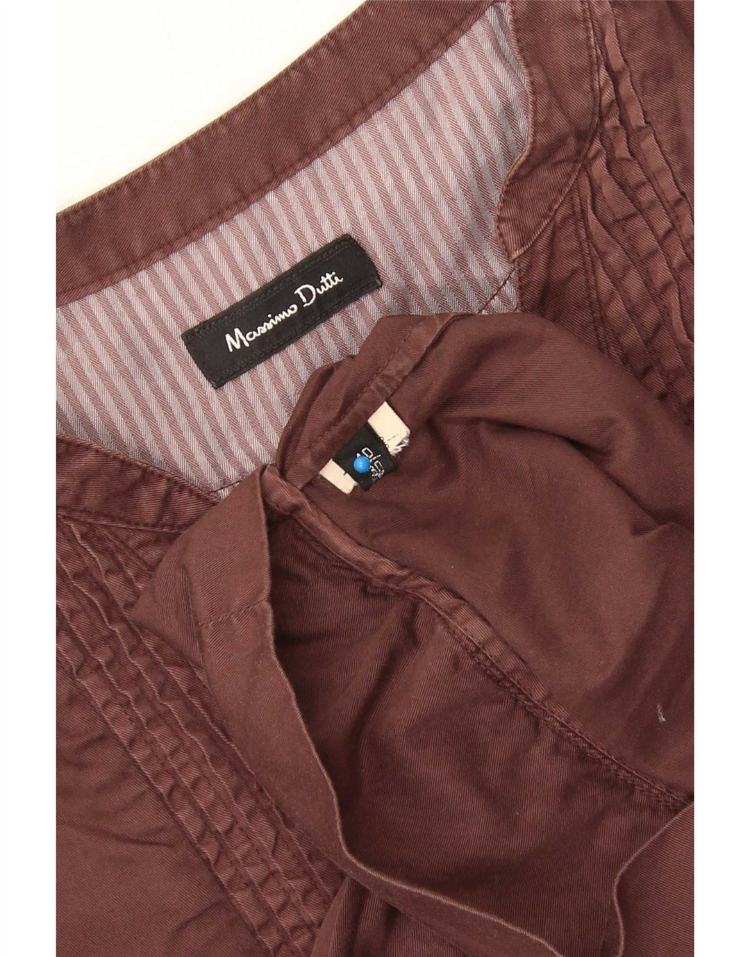 Vestido feminino Massimo Dutti manga 3/4 EU 40 marrom médio