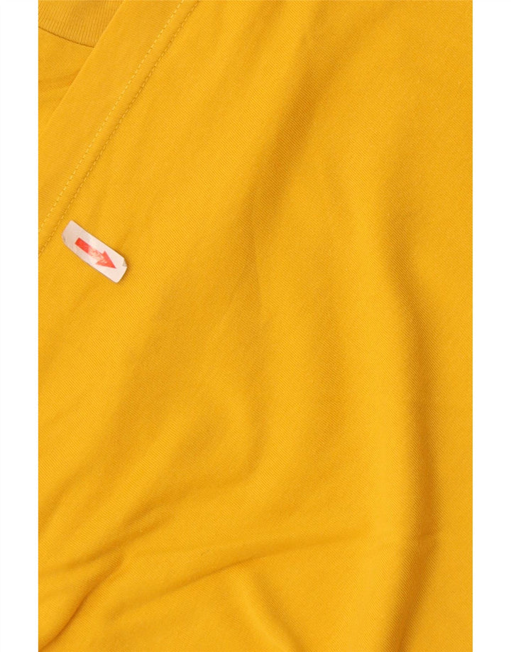 Camiseta masculina Asics Top XL algodão amarelo