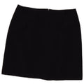 Mini saia feminina Benetton IT 44 médio W28 lã virgem azul marinho