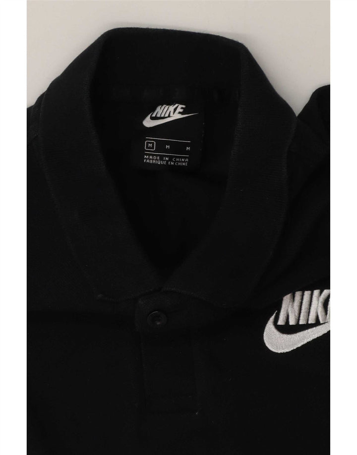 Camisa polo masculina Nike média preta