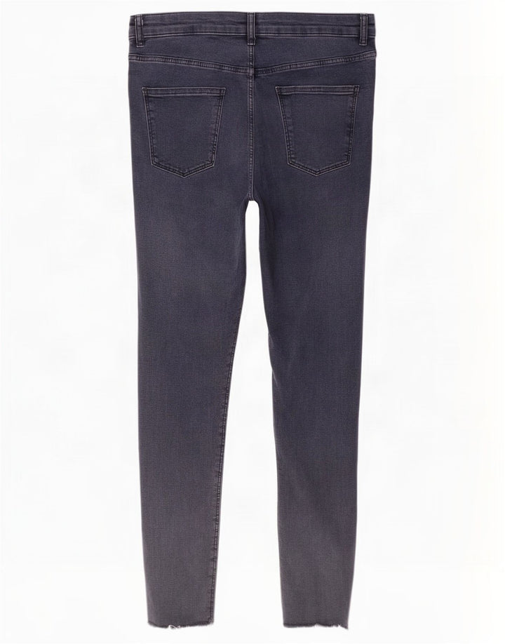 Zara Jeans Slim Feminino EU 42 Grande W32 L28 Azul Marinho