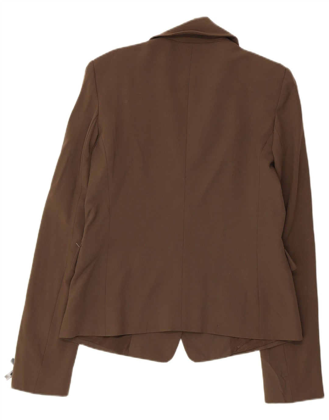 PATRIZIA PEPE Jaqueta blazer feminina de 2 botões IT 46 grande lã virgem marrom