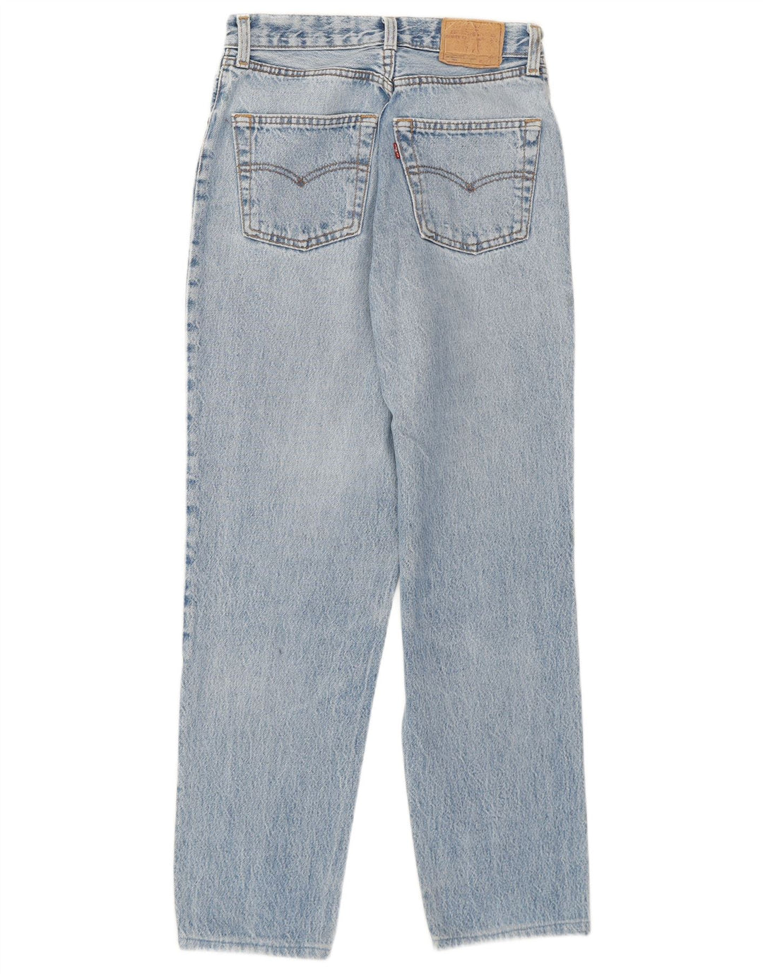 Calça jeans feminina Levi's 501 Straight W28 L27 azul algodão