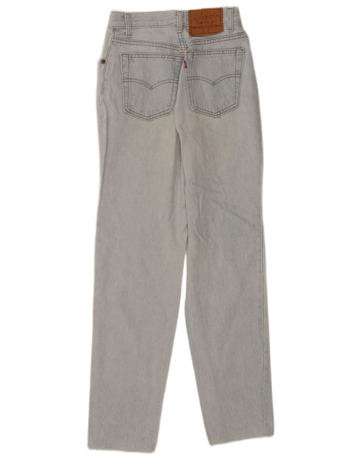 Calça jeans feminina Levi's Tapered US 5 pequena W28 L29 algodão azul