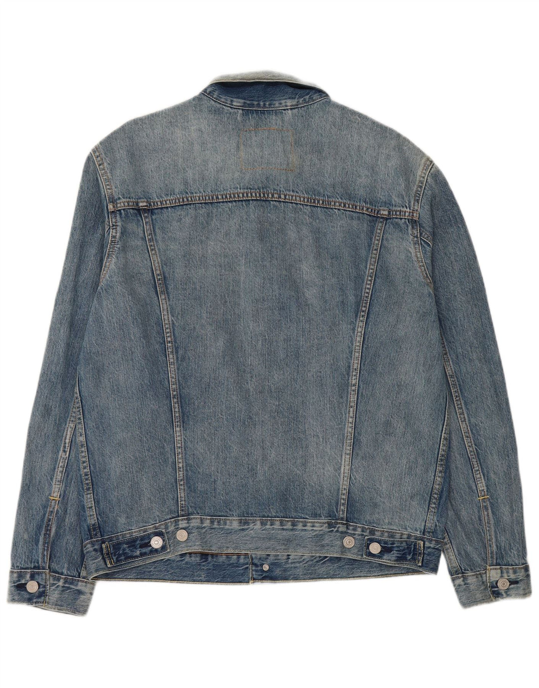 Jaqueta jeans masculina Levi's UK 40 grande algodão azul