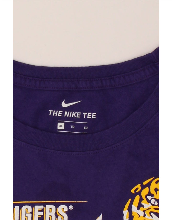 NIKE Mens Graphic T-Shirt Top XL Purple Vintage Nike and Second-Hand Nike from Messina Hembry 