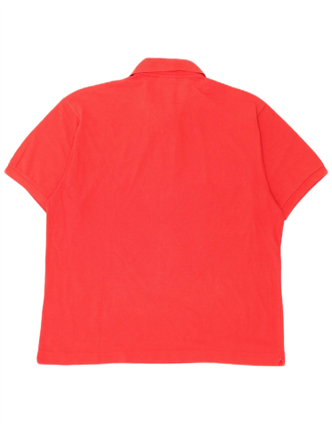 Camisa polo masculina Lacoste tamanho 5 grande algodão vermelho