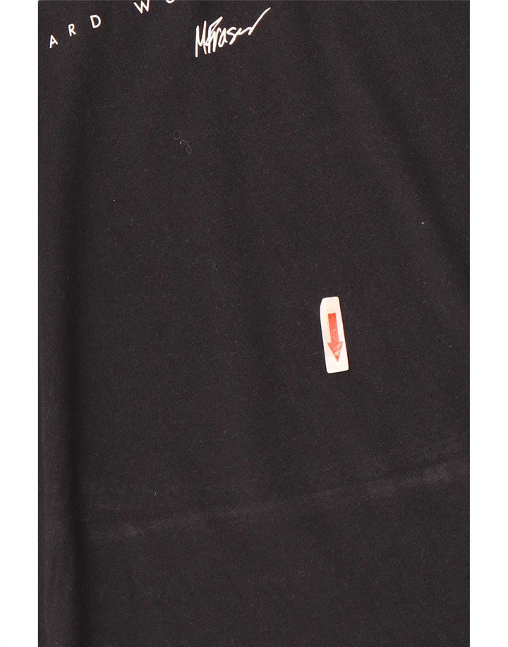 Camiseta Nike Masculina Dri Fit Graphic Top Médio Algodão Preto