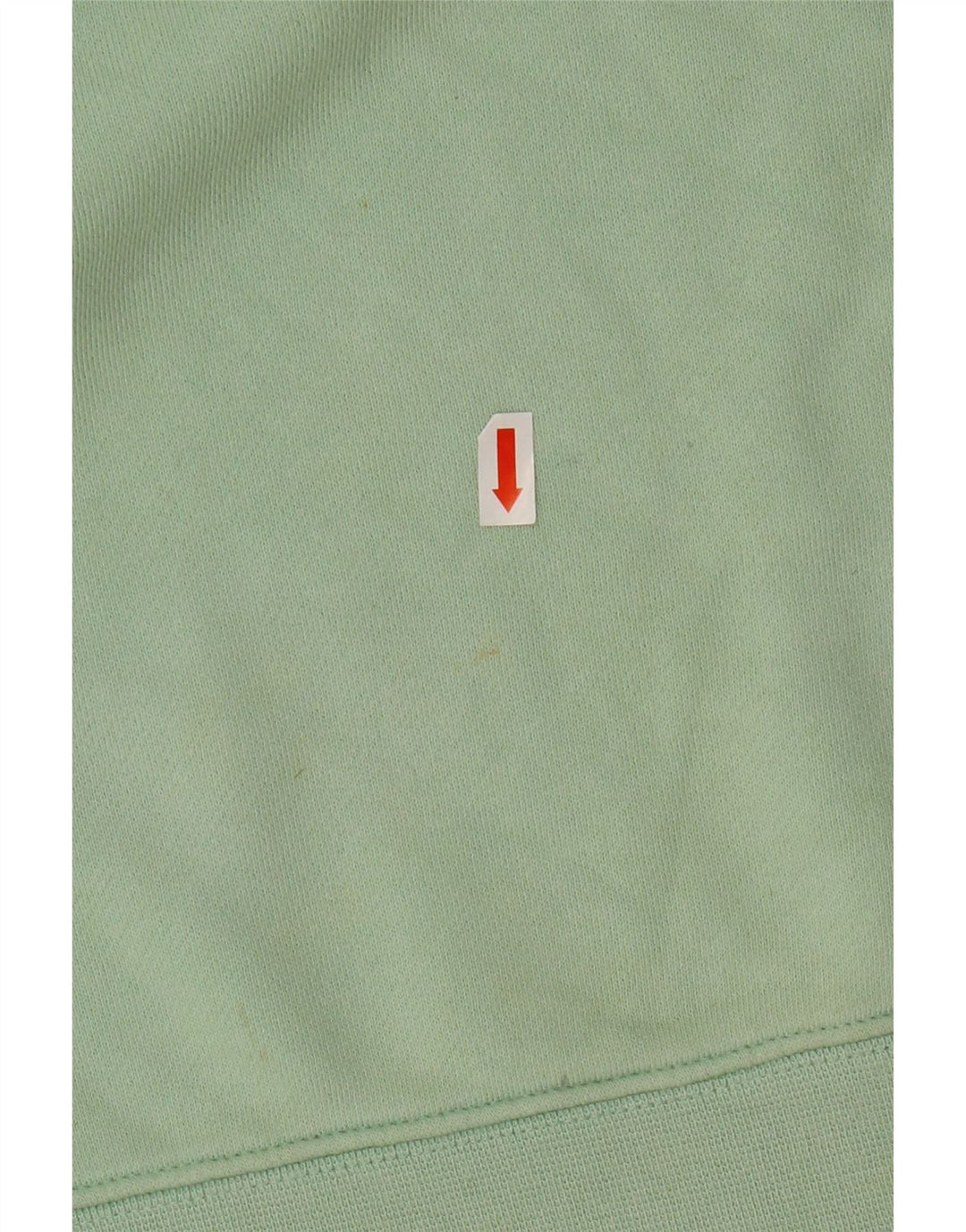 ADIDAS Womens Oversized Crop Hoodie Jumper Reino Unido 8 Pequeno Algodão Verde