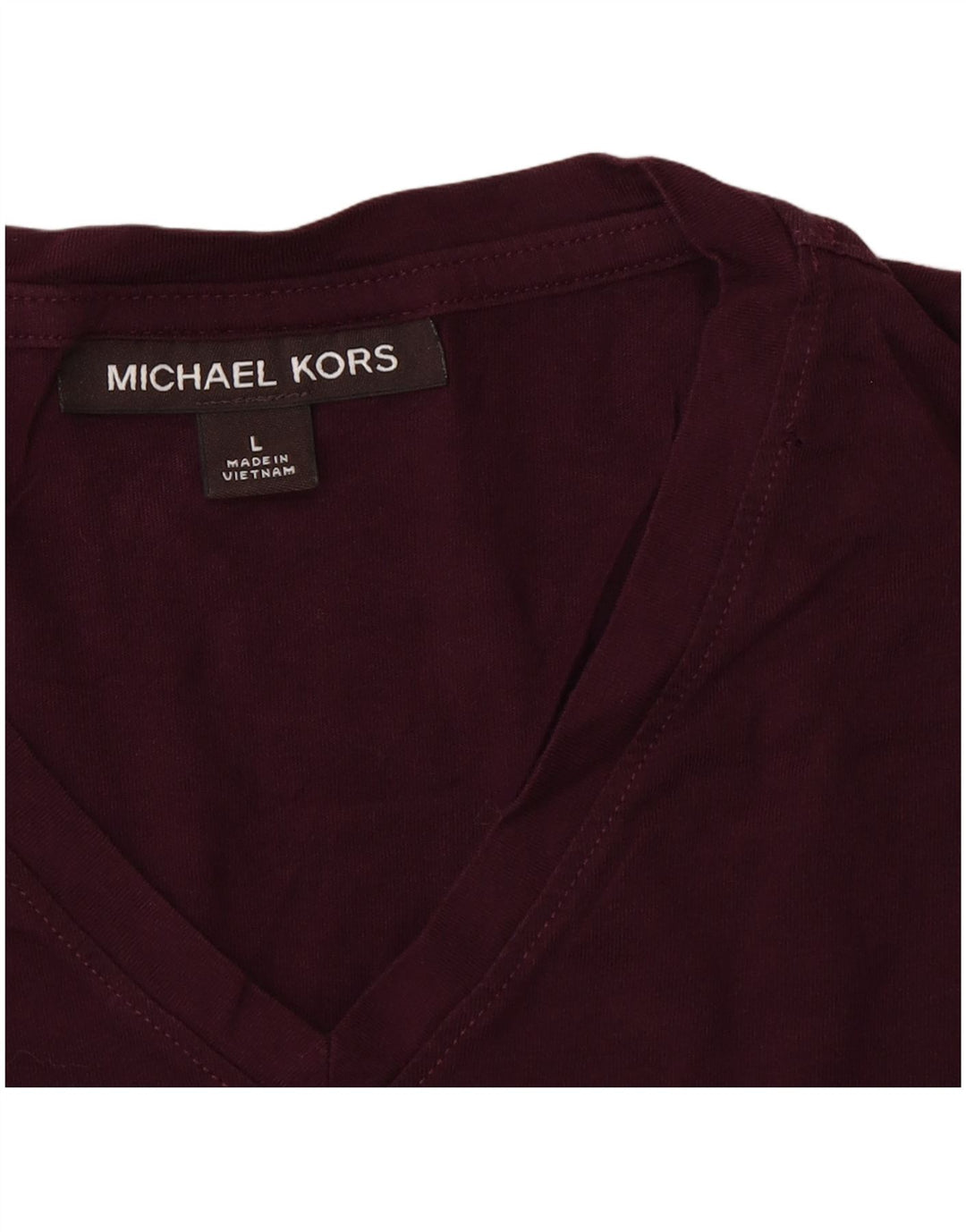 Camiseta masculina MICHAEL KORS grande Borgonha