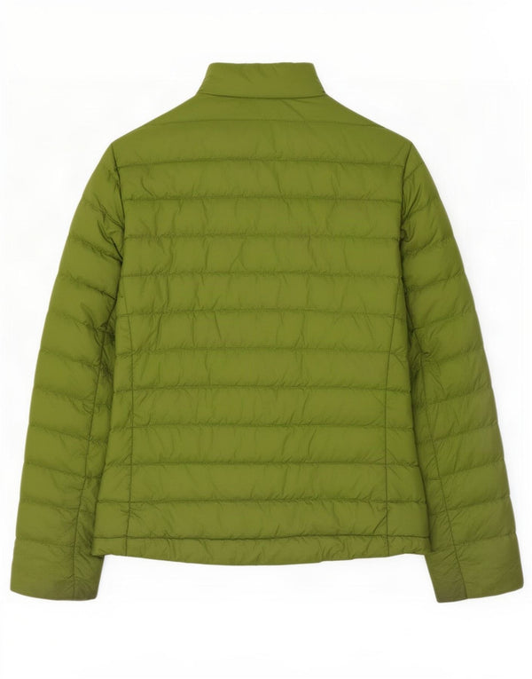 Jaqueta acolchoada feminina Marks & Spencer UK 12 poliamida verde médio