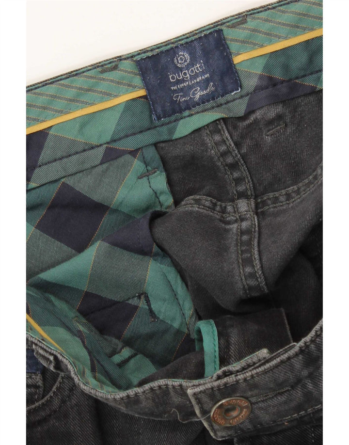 Jeans retos femininos Bugatti W34 L31 cinza