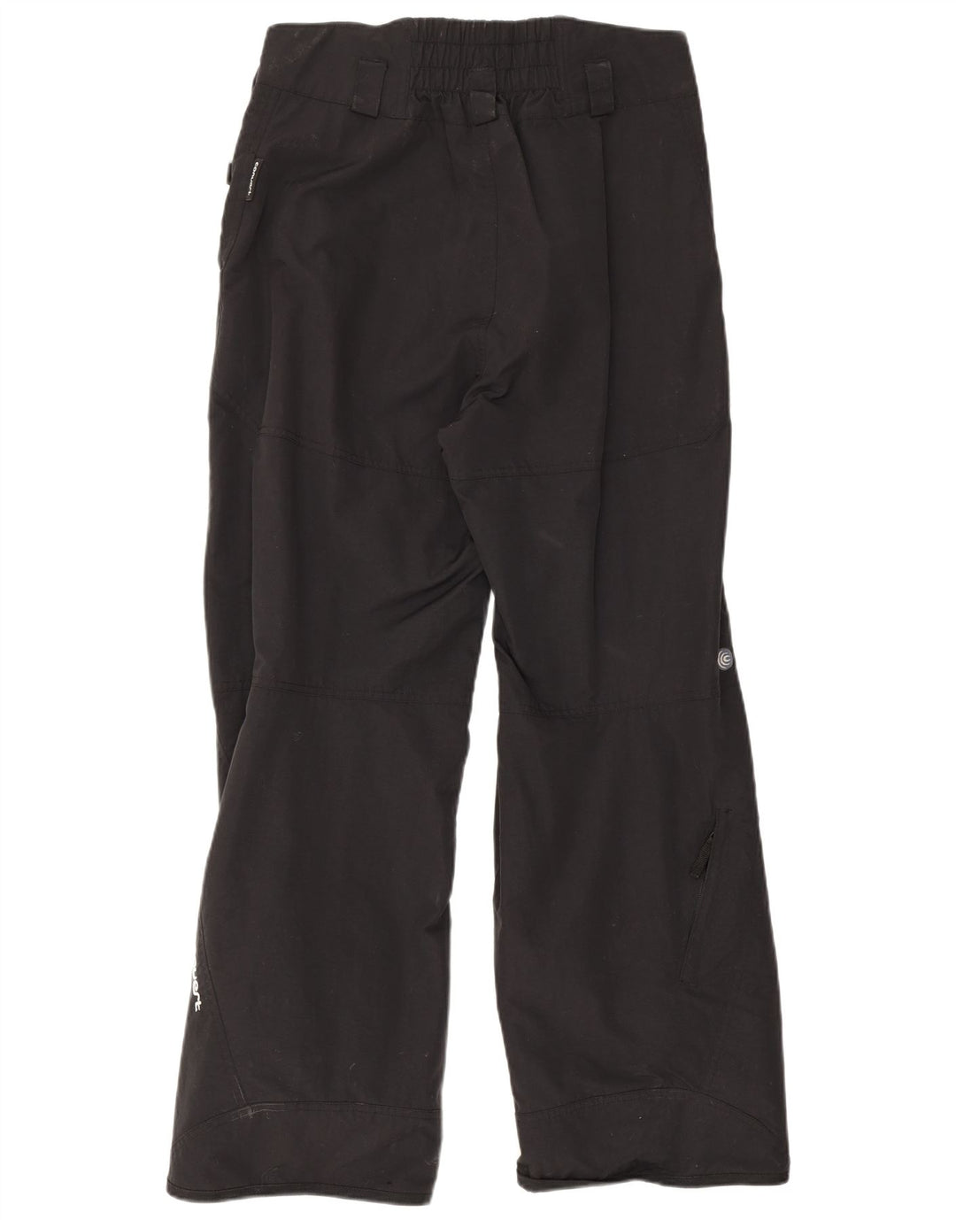 Columbia Calças masculinas de esqui médio preto nylon