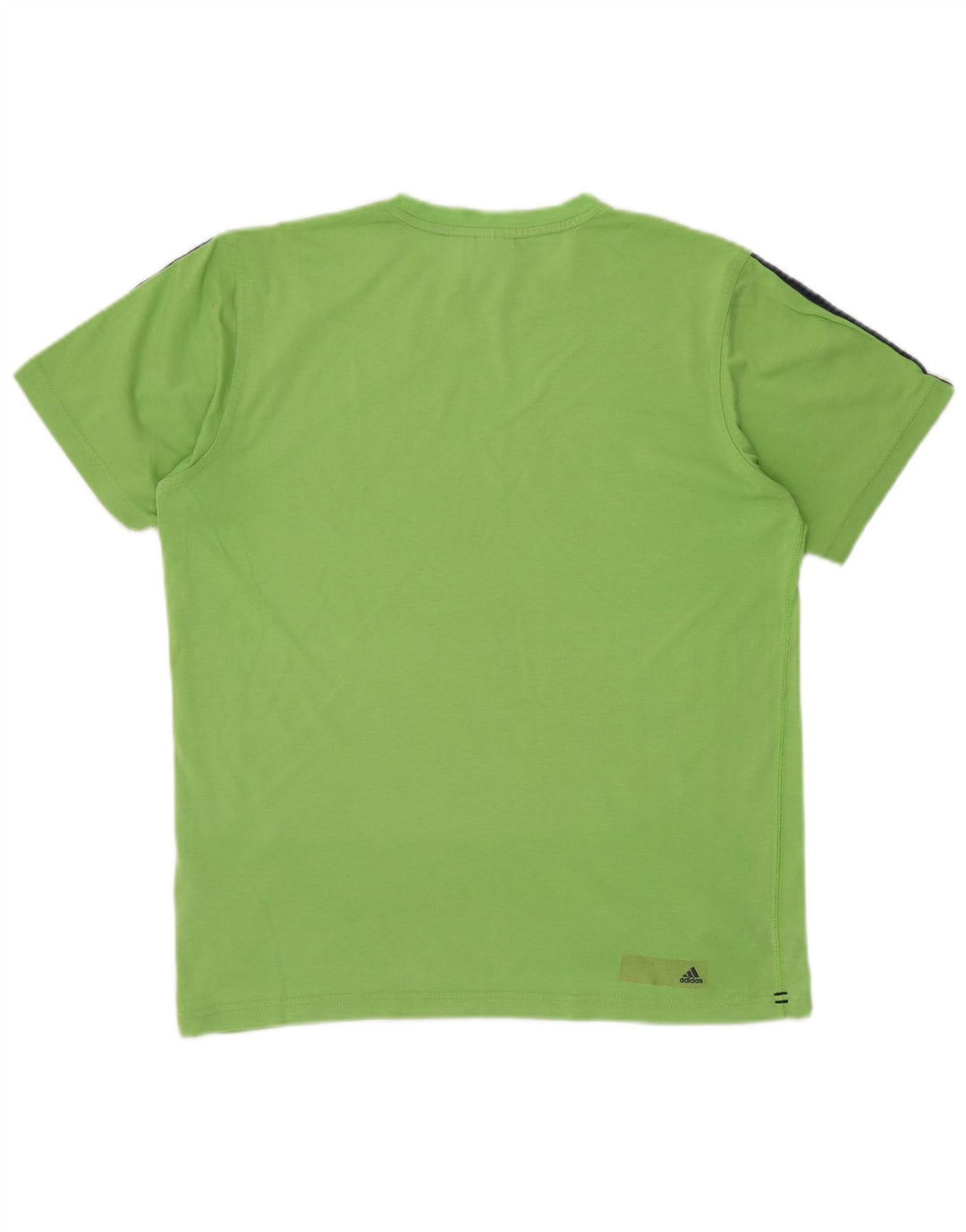 ADIDAS Mens Climalite Graphic T-Shirt Top Médio Algodão Verde