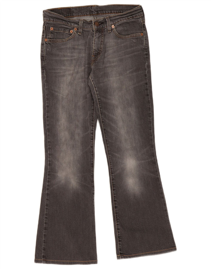 Calça jeans feminina Levi's 529 Bootcut W28 L28 cinza algodão