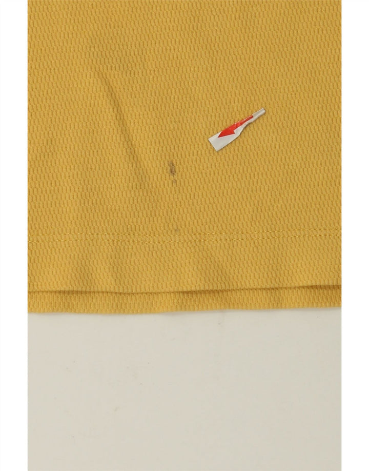 Camiseta masculina Massimo Dutti Regular Fit Top Médio Algodão Amarelo