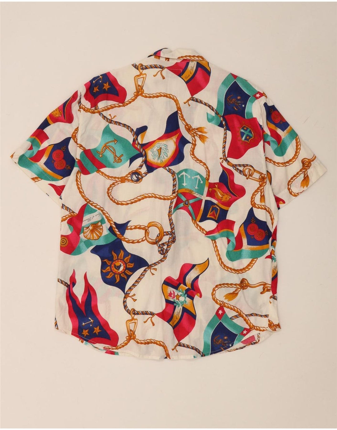 Camisa feminina Conte of Florence com estampa abstrata UK 18 XL multicolorida