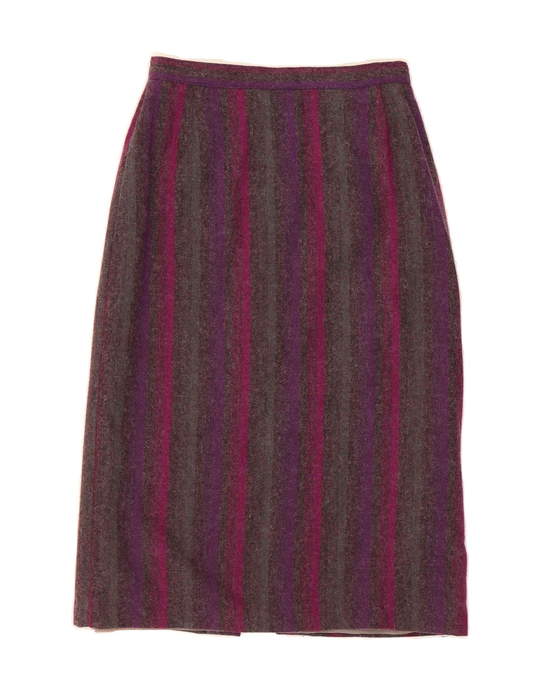 VINTAGE Womens Maxi Skirt W25 XS Purple Striped Vintage Vintage and Second-Hand Vintage from Messina Hembry 