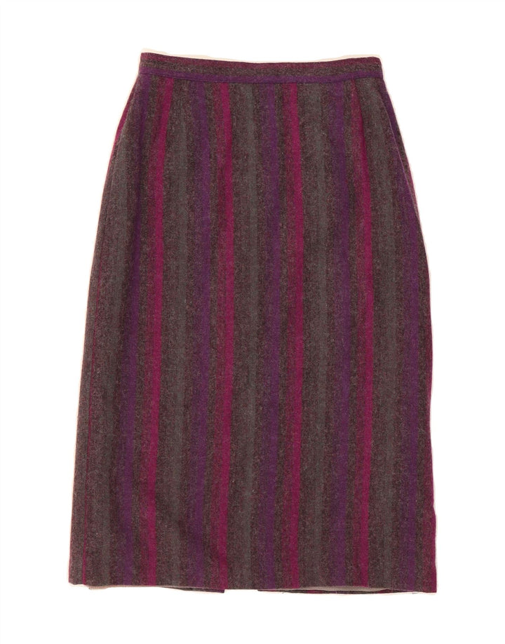 VINTAGE Womens Maxi Skirt W25 XS Purple Striped Vintage Vintage and Second-Hand Vintage from Messina Hembry 