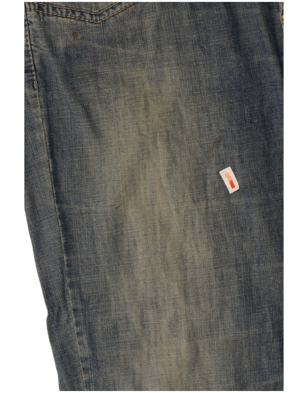 Jeans retos femininos TRUSSARDI W30 L29 algodão azul