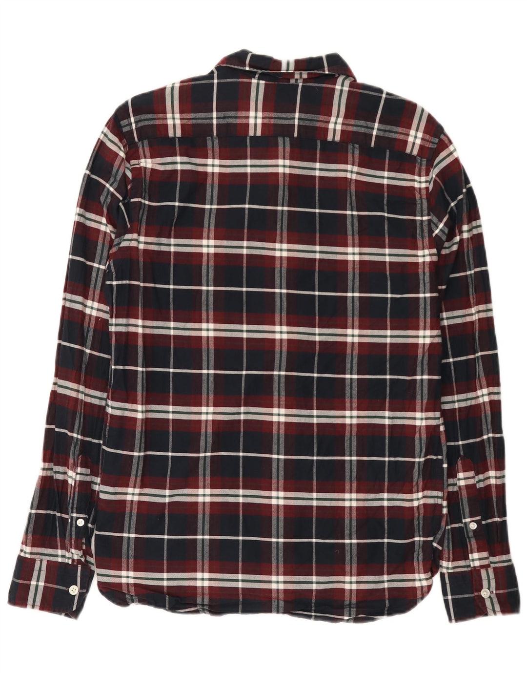 Camisa masculina de flanela Levi's pequena preta xadrez de algodão