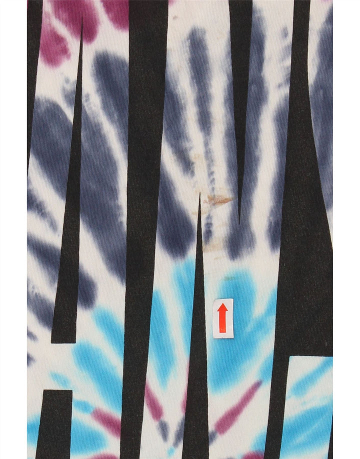 Camiseta masculina VANS gráfica top médio multicolorido tie-dye algodão