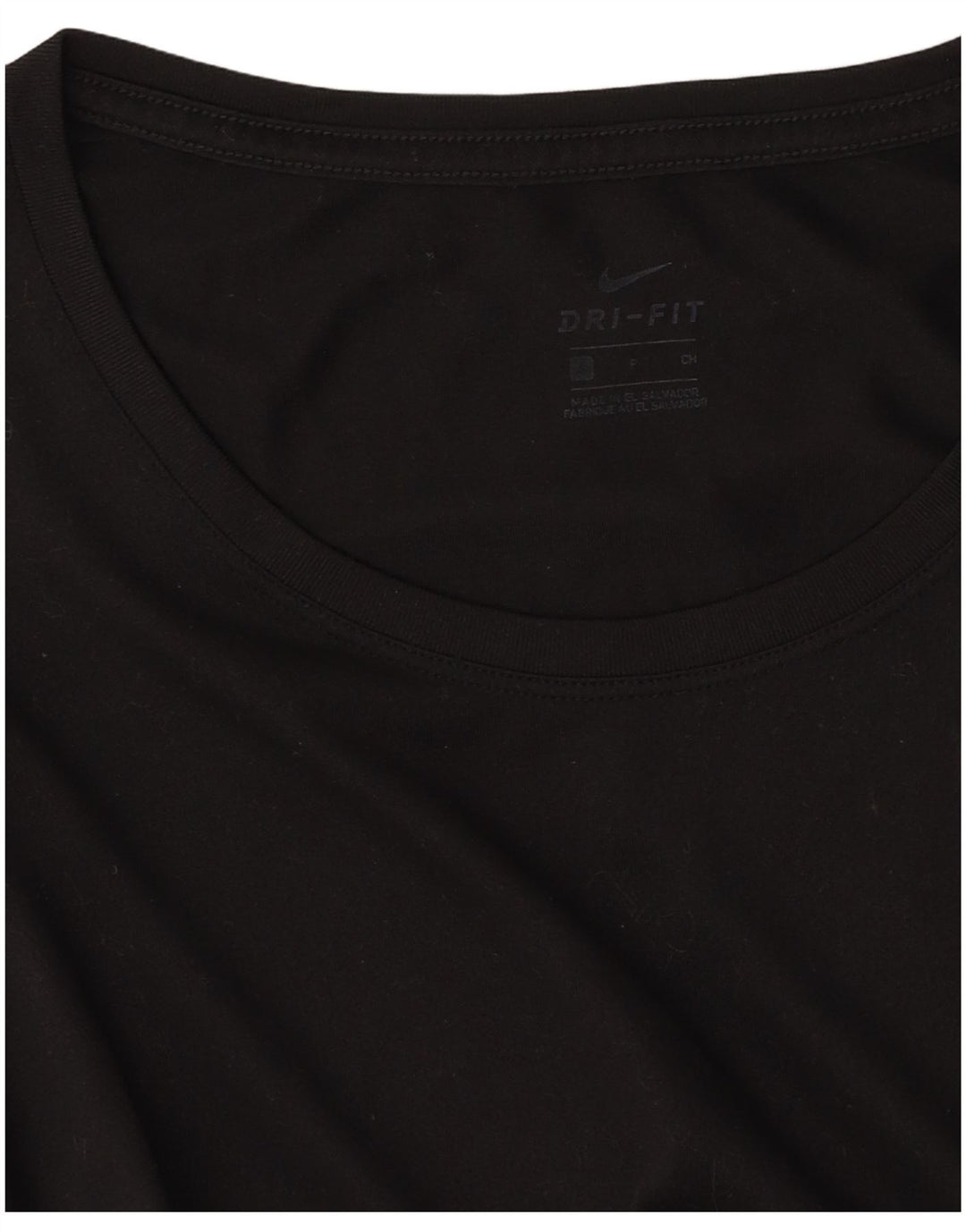 Camiseta Nike Feminina Dri Fit Top UK 10 Pequena Preta