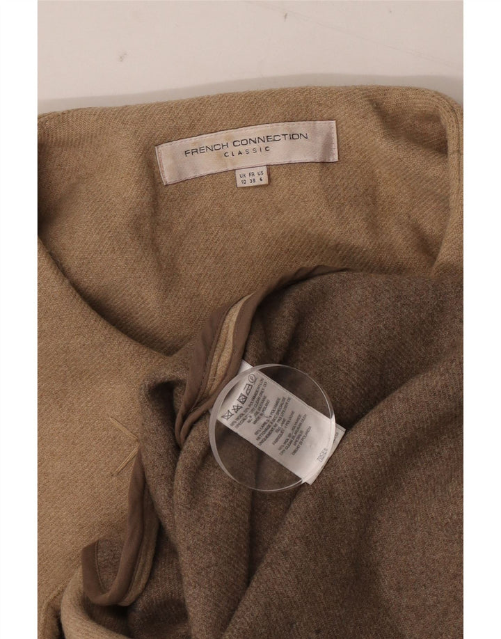 Sobretudo oversized feminino French Connection UK 10 lã bege pequena