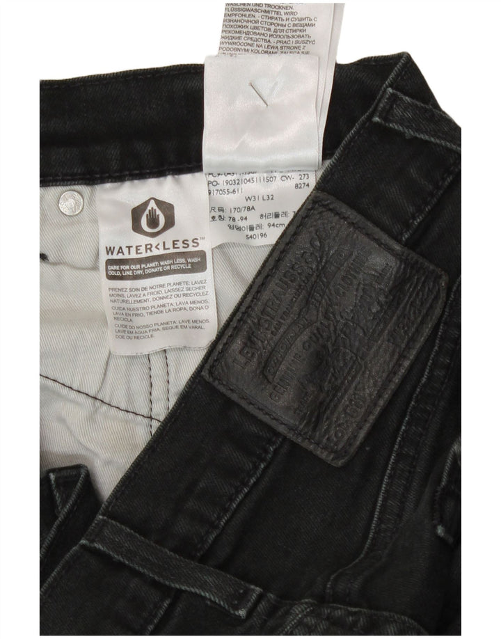 Levi's Masculino 511 Slim Jeans W31 L26 Algodão Preto