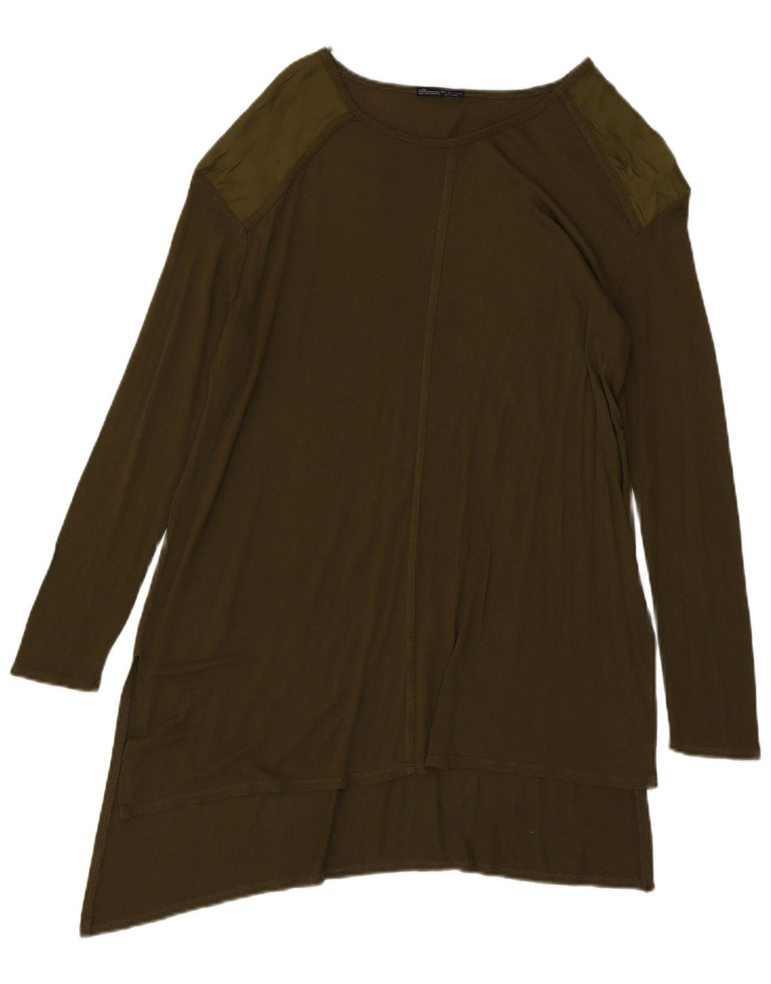 Vestido Jumper Feminino Zara Reino Unido 16 Grande Caqui
