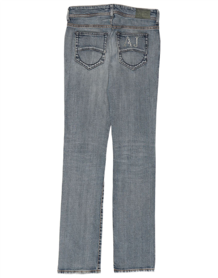 Calça Jeans Slim Feminina Armani W25 L32 Azul