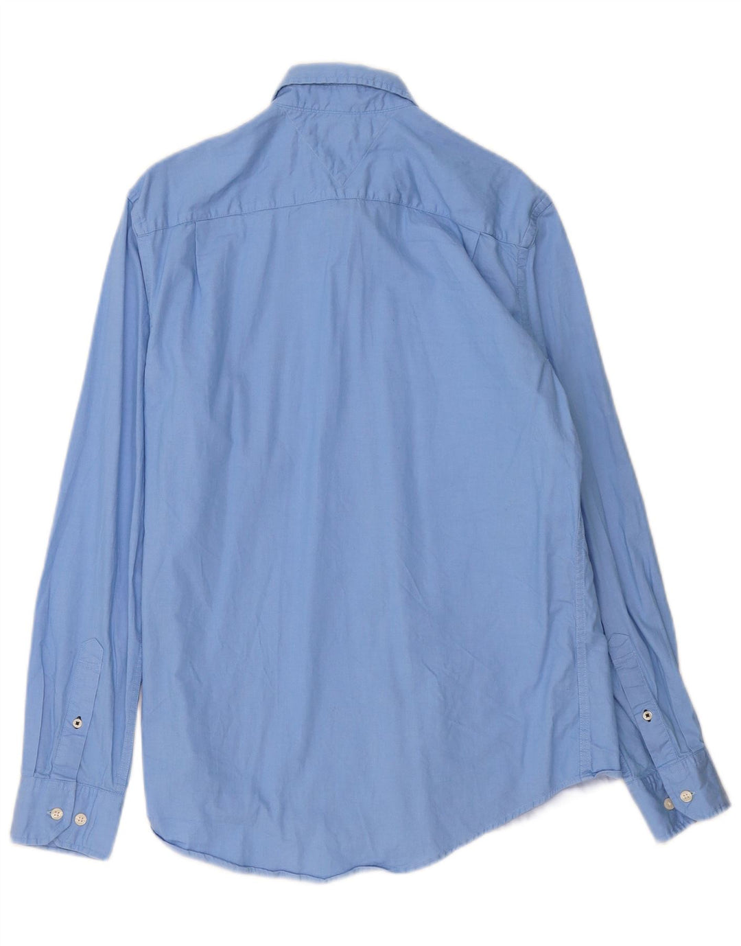 Camisa masculina TOMMY HILFIGER algodão azul médio