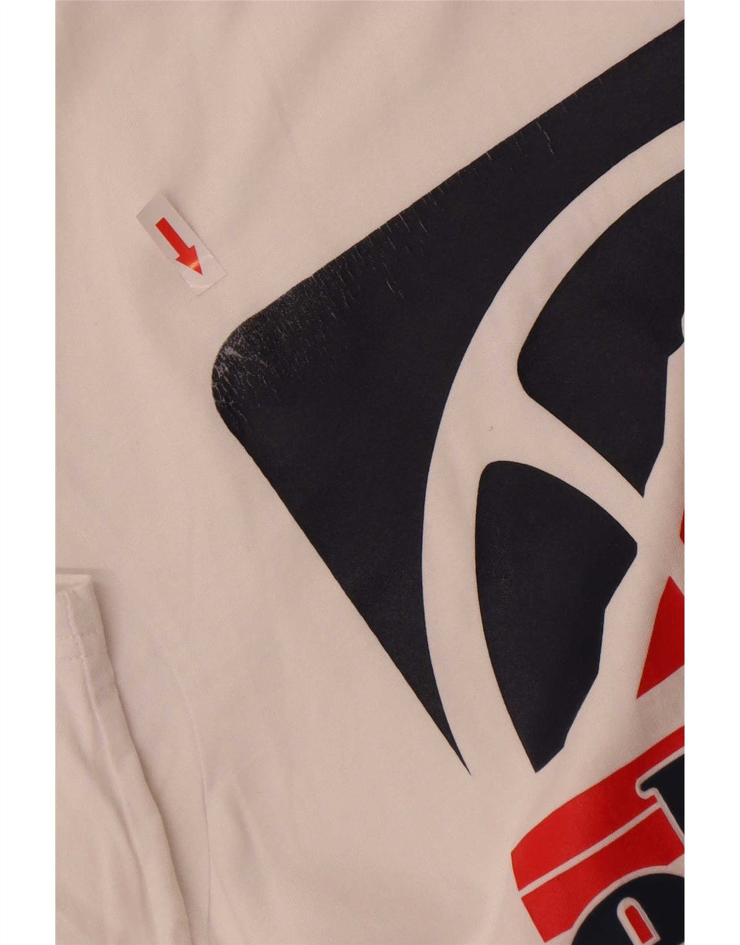 Camiseta masculina Ellesse com estampa gráfica pequena de algodão branco