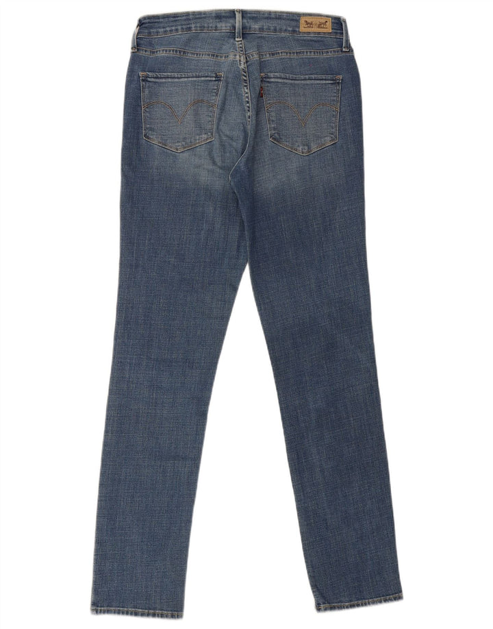 Jeans skinny de cintura média feminino Levi's US 8 médio W30 L31 azul