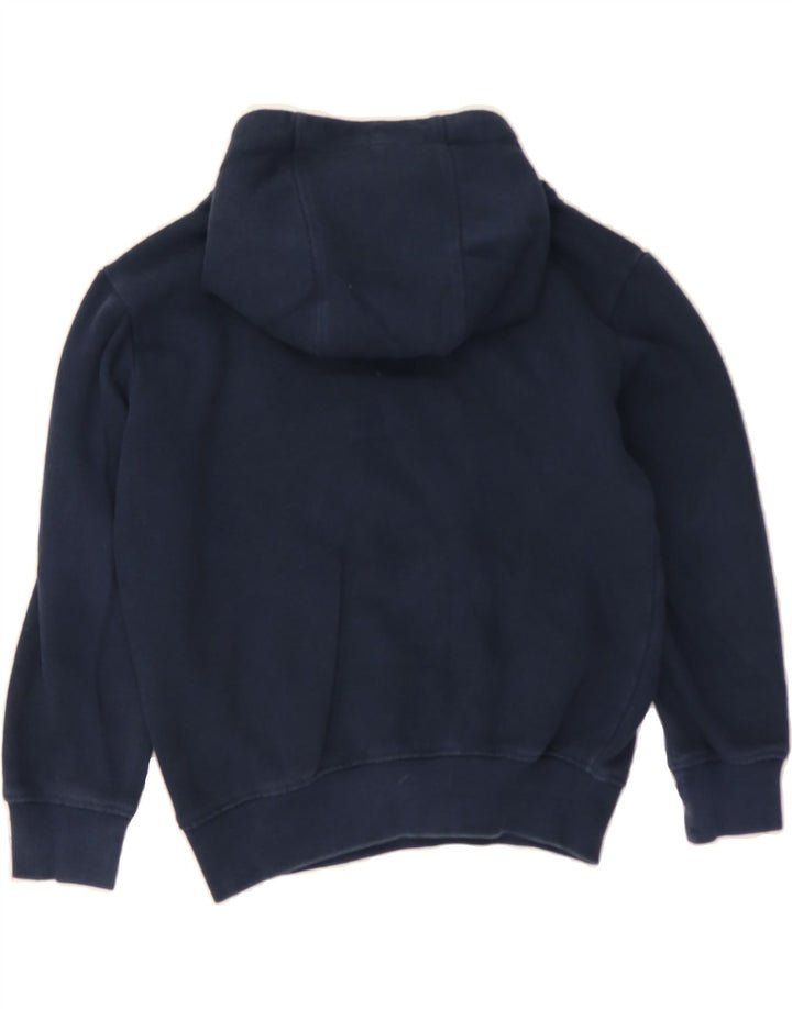 BENCH Boys Graphic Hoodie Jumper 7-8 Years Navy Blue Cotton Vintage Bench and Second-Hand Bench from Messina Hembry 
