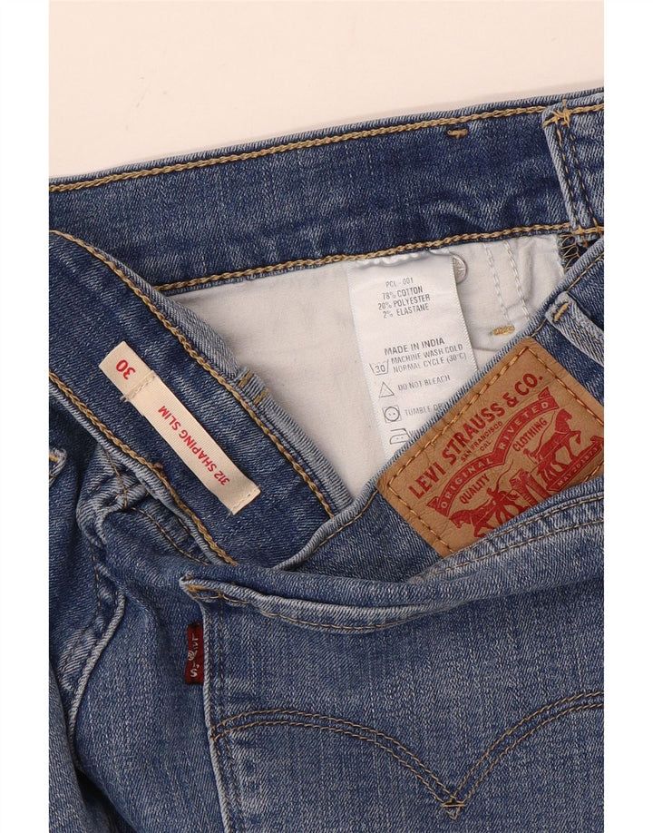Calça jeans feminina Levi's 312 Shaping Slim W30 L30 azul algodão