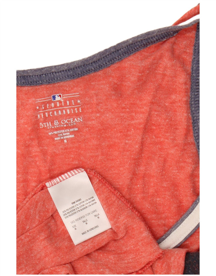 Colete gráfico feminino GENUINE MERCHANDISE UK 12 médio vermelho
