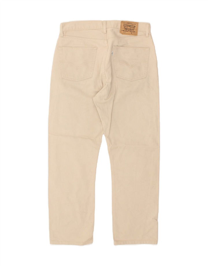 LEVI'S Womens 503 Straight Casual Trousers W34 L29 Beige Cotton | Vintage Levi's | Thrift | Second-Hand Levi's | Used Clothing | Messina Hembry 