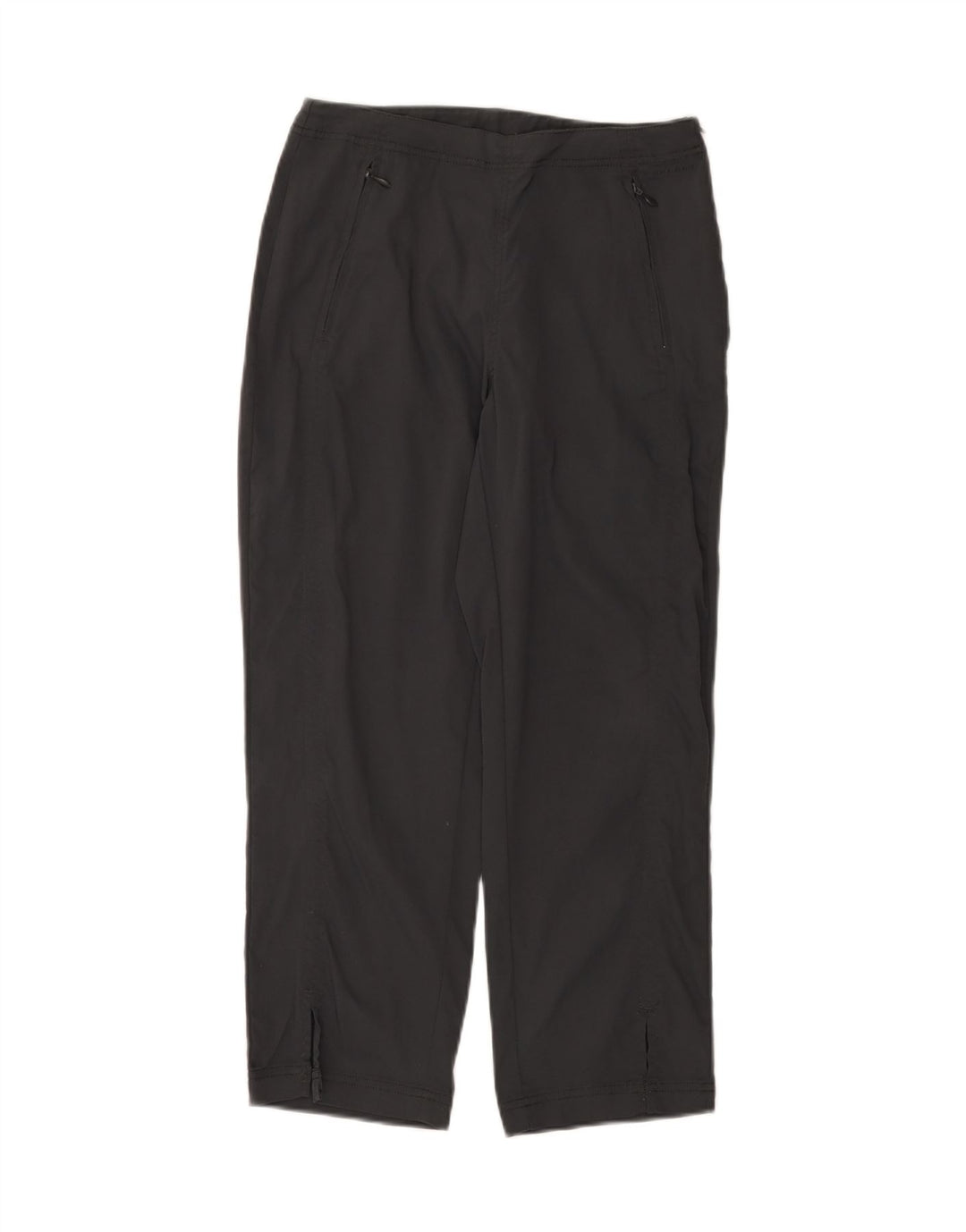 Calça feminina Columbia reta US 6 médio W26 cinza nylon