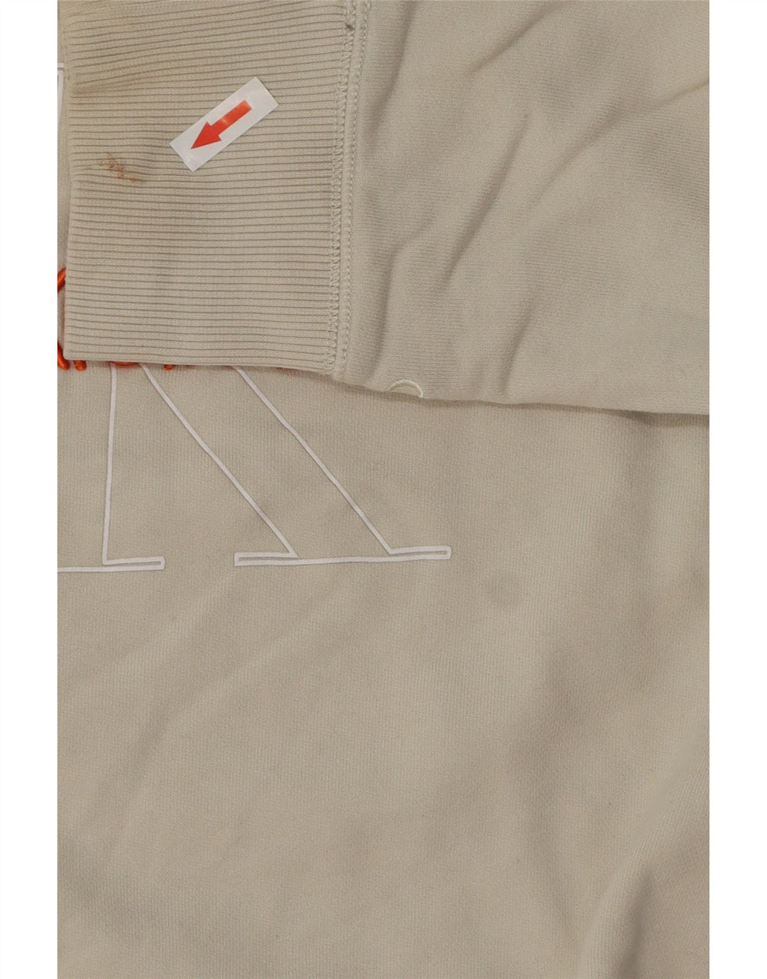 Calvin Klein Jeans Masculino moletom gráfico jumper médio off white algodão