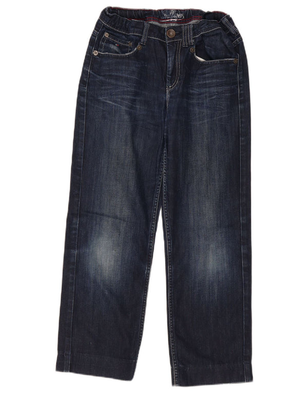 Tommy Hilfiger Boys Graphic Straight Jeans 15-16 anos W30 L24 Azul Algodão